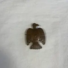 【ナバホ族】サンダーバード ブローチ ヴィンテージ インディアンジュエリー 銅製