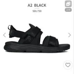 New Balance A2 BLACK スポーツサンダル SDL750のサムネイル