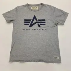 ALPHA アルファ INDUSTRIES ミリタリーTシャツ M