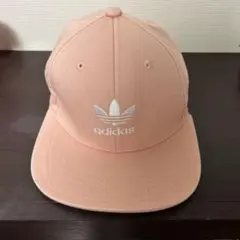 adidasキャップピンク