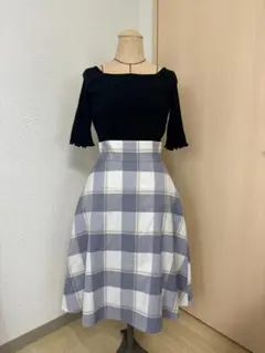 【PROPORTION BODY DRESSING】膝下丈フレアワンピース