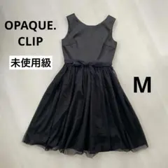 【未使用級】OPAQUE.CLIP ワンピース　ドレス　レース　ドッキング　M