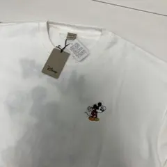 ミッキーマウス新品L L 激かわ　タグ付　人気サガラ刺繍