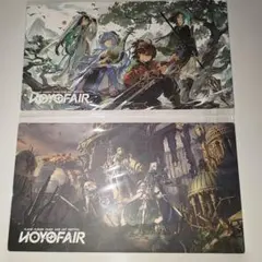 【送料込】HoYoFair 2023　原神　ポストカード　アクリルコースター 原神 hoyo fair ホヨフェア2023 来場者特典 アクリルコースター