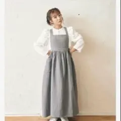 最終値下げ　新品 パセリ コットンガーゼエプロン 辻希美 エプロン ピンク 辻希美プロデュースのコットンガーゼエプロンがライフスタイル