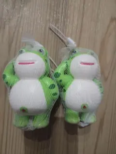 カエル スクイーズ ストレス解消 おもちゃ 2個セット 10cm