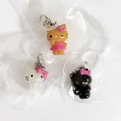 ハローキティ めじるしアクセサリー 3個セット ガチャ