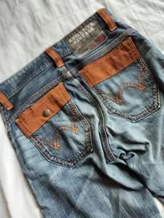 送料込み★EDWIN　エドウィン　433XVSお洒落なダメ－ジデニムsize30
