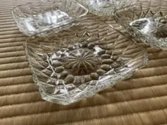昭和レトロ】ノリタケ クリスタル カットガラスボウル 5個セット 深鉢