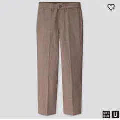 UNIQLO ユニクロU ルメール☆チェックストレートパンツ/58