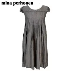 mina perhonen リネン100% ワンピース 36 mina perhonen リネン100% ワンピース 36 - メルカリ