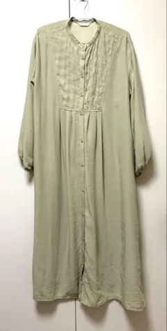 ehka sopo オリーブグリーン 長袖ワンピース