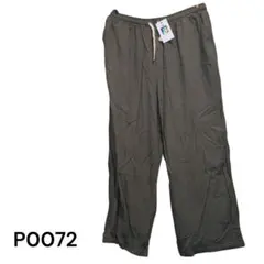 P0072　カーキグリーン　イージーパンツ　新品未使用