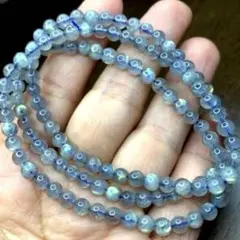 天然パワーストーン 　レインボーラブラドライト【 3重】ネックレスにも使えます❣️