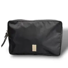 極美品 Dunhill ダンヒル セカンドバッグ ポーチ ブラック メンズ