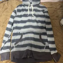 00s OLD UNIQLO ダブルジップパーカー ボーダー Y2K アーカイブ - メルカリ