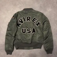 希少 AVIREX MA-1 アーチロゴ　US AIR FORCE