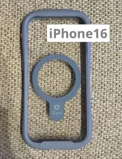 【iFace】 iPhone16 MagSafe ペールブルー