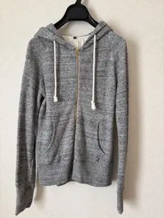 SHIPS グレー フルジップ パーカー 36