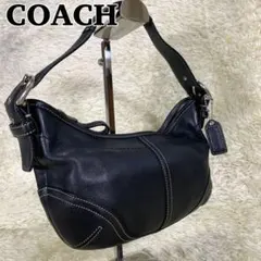 コーチ ワンショルダーバッグ ソーホー ハーフムーン ブラック アクセサリー