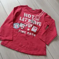 美品　ミキハウス ホットビスケッツ長袖Tシャツ　110