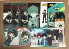 僕のヒーローアカデミア グッズ 緑谷出久 ポストカード ステッカー コースター