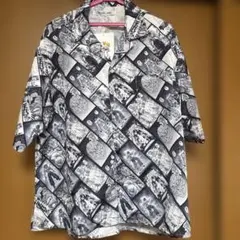 【新品】DRESS CAMP X 範馬刃牙　名言シャツ　Lサイズ　刺繍白
