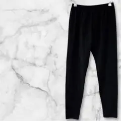 美品❣️黒スリムフィットレギンス ウエストゴム