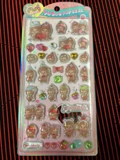 【新品/正規品】うるちゅるPOP SEAL モンチッチ　ピンク色系