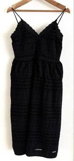 H&M 黒レースキャミワンピース