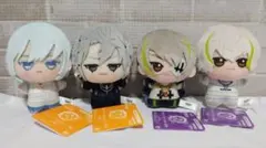 刀剣乱舞 御供散歩 御伴くじ ぬいぐるみ 髭切 膝丸 燭台切 鶴丸 4個