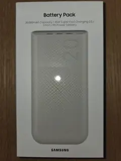 Samsung 20,000mAh モバイルバッテリーのサムネイル