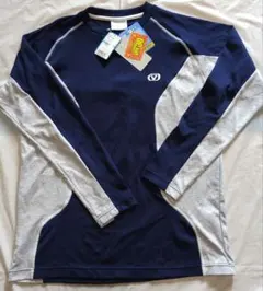 【訳あり】VISION QUEST 長袖Tシャツ M ネイビー 吸汗速乾