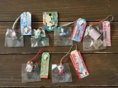 ご当地キティ 根付けストラップ９種　新品、未開封　カボス風呂、もんじゃ、マンゴー ご当地キティ 根付けストラップ9種 新品、未開封 カボス風呂