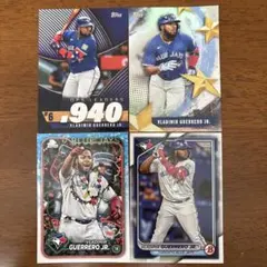 ゲレーロJr. topps baseball MLB 4枚セット