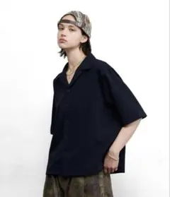 soerte Loose Lace-up Thermal Polo - メルカリ