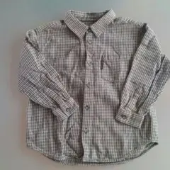 値下げ!!コムサイズム100サイズ ボタンシャツ