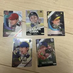プロ野球カード　5枚セット