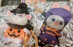 ゆーか★様専用　香港ディズニー ズートピア ハロウィン　ぬいぐるみ キーチェーン