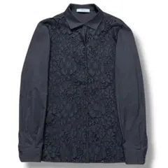 美品 PRADA プラダ レース ブラウス シャツ archive 40 切替のサムネイル