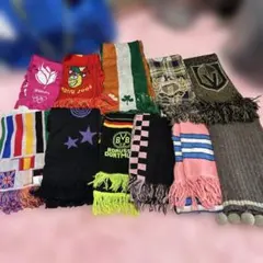 vintage サッカーマフラー まとめ売り 11枚 古着屋 古着卸 仕入れ