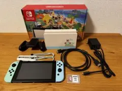 Nintendo Switch 本体　あつまれどうぶつの森セット+SDカード