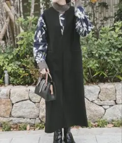 ＊URBANRESEARCH ジャージメルトンジャンパースカート＊