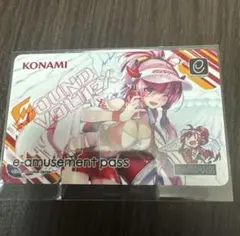 e-amusement pass [-アイ-レイシス&TAMA] Konami e-AMUSEMENT PASS Card Amusement IC e-Amuse DDR IIDX SDVX