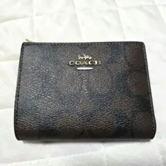 COACH OUTLET 2つ折り財布 CM852 IMAA8 ブラウンブラック