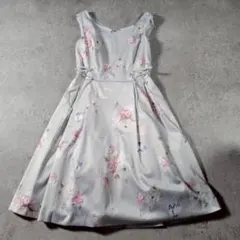 【美品】WILLSELECTION ウィルセレクション 花柄フレアワンピース　M