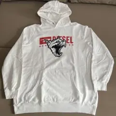 DIESEL（ディーゼル）プリントプルオーバースウェットパーカー　XＬのサムネイル