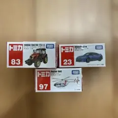 トミカ 83 23 97 3台セット ヤンマー 日産GT-R ドクターヘリのサムネイル