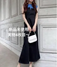 GRL マーメイドシルエットロングジャンパースカート dh1181 ブラック