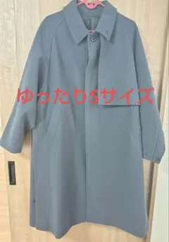 【美品】 ゆったりあったかボタン付きコート/男女兼用可能Sサイズ/JUNRED